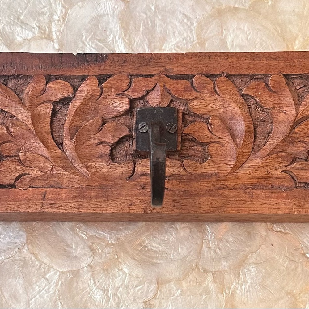 Rustic Brown Wall Hook Decor - Picture 7 of 7